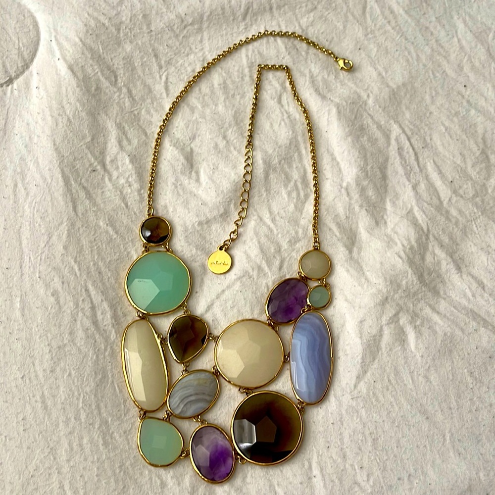 Stella and Dot multi stone necklace. Worn once.